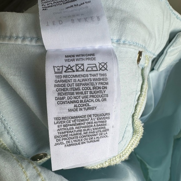 Ted Baker Women's Light Blue Pants - Picture 11 of 15